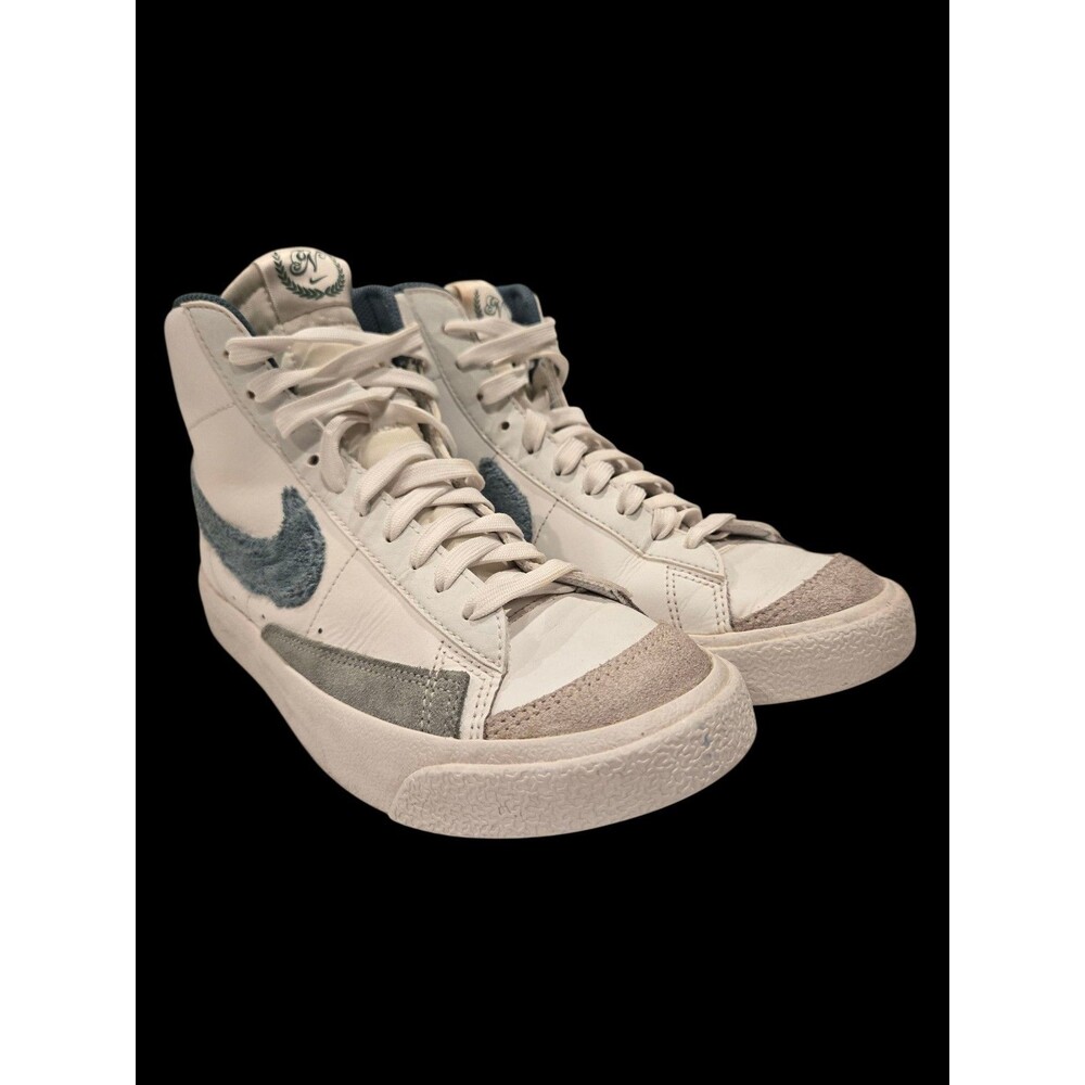 Nike Blazer 77 Mid Vintage White Dark Teal Green Size 5.5 Y